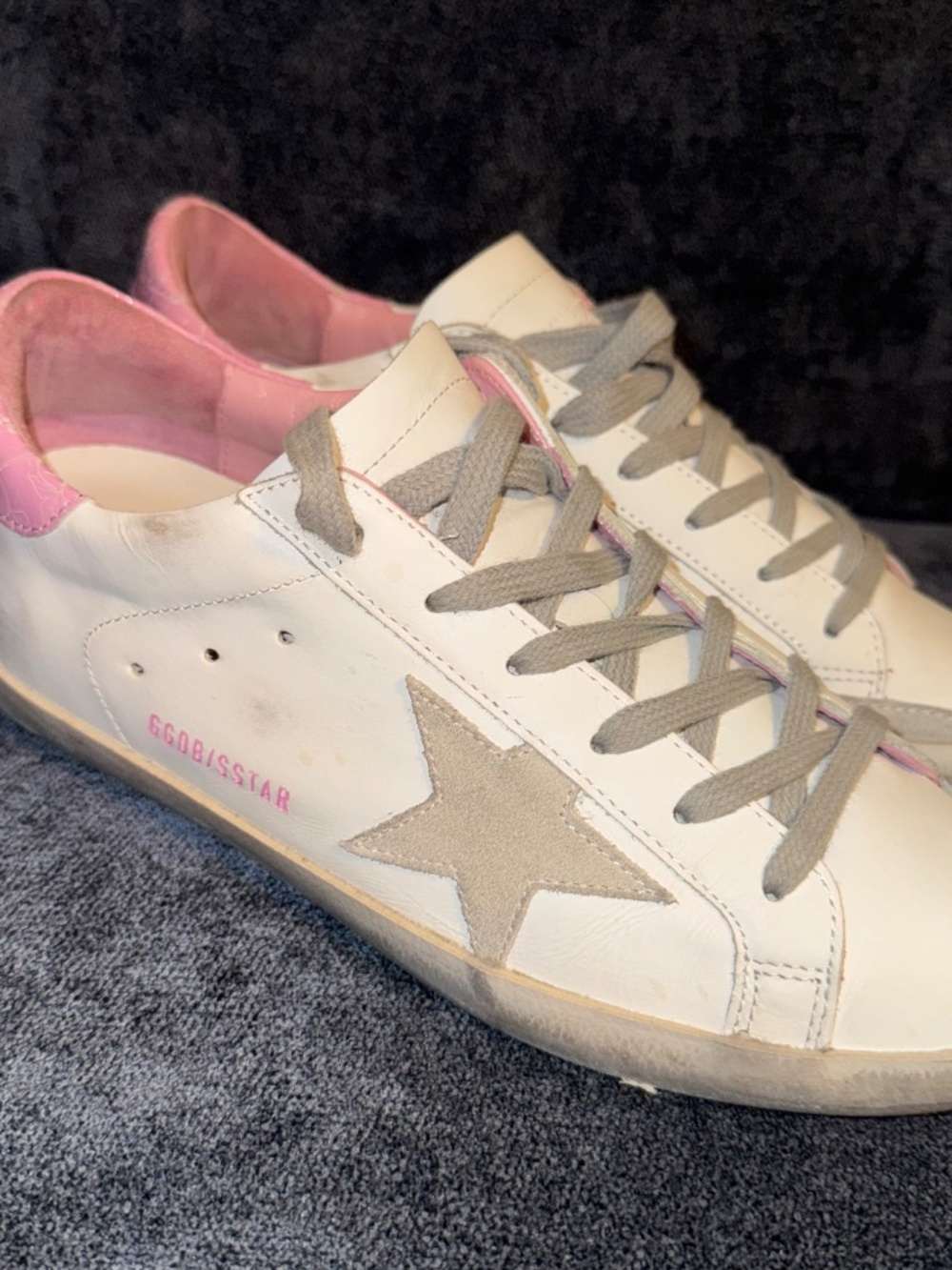 Golden Goose Superstar Pink White Leather Sneakers EU 39 Authenticated - Picture 14 of 16